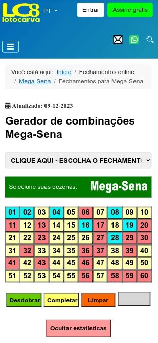 gerador mega sena|conferidor da mega sena.